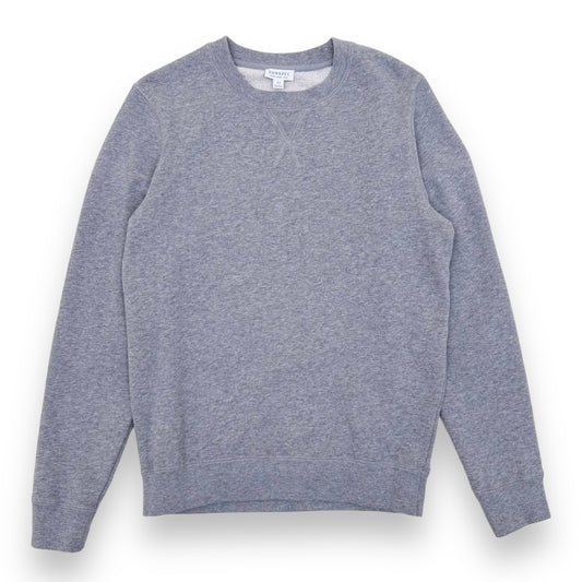 SUNSPEL LOOPBACK COTTON SWEATSHIRT GREY XS