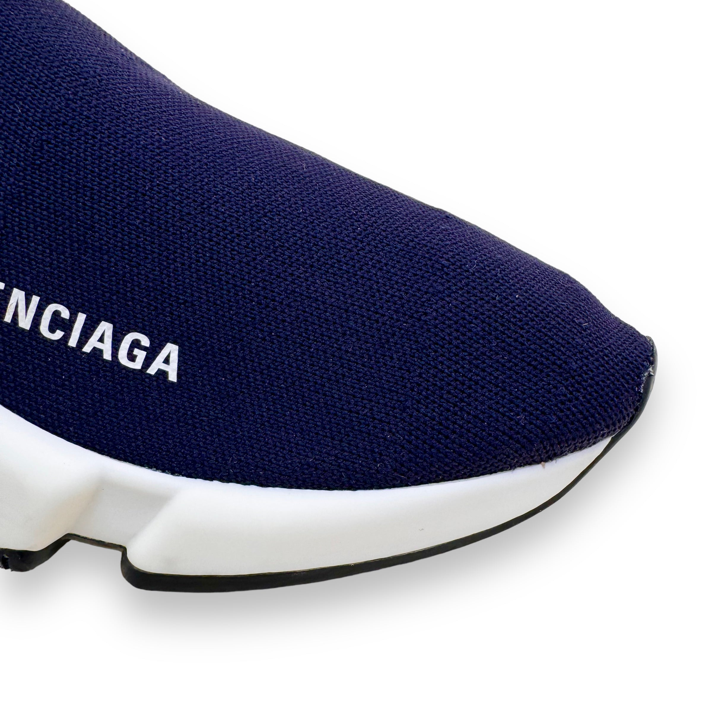 BALENCIAGA SPEED RUNNER SNEAKER NAVY UK6