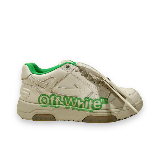 OFF-WHITE OUT OF OFFICE SNEAKERS BEIGE / GREEN UK6