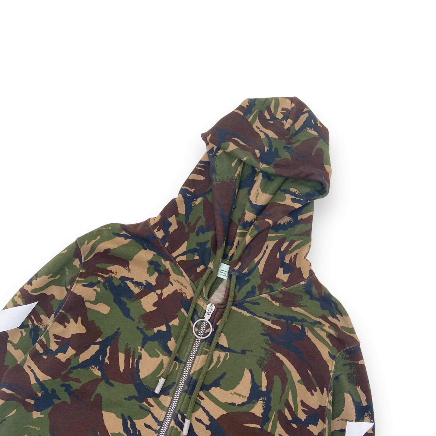 OFF-WHITE HOODIE CAMO M