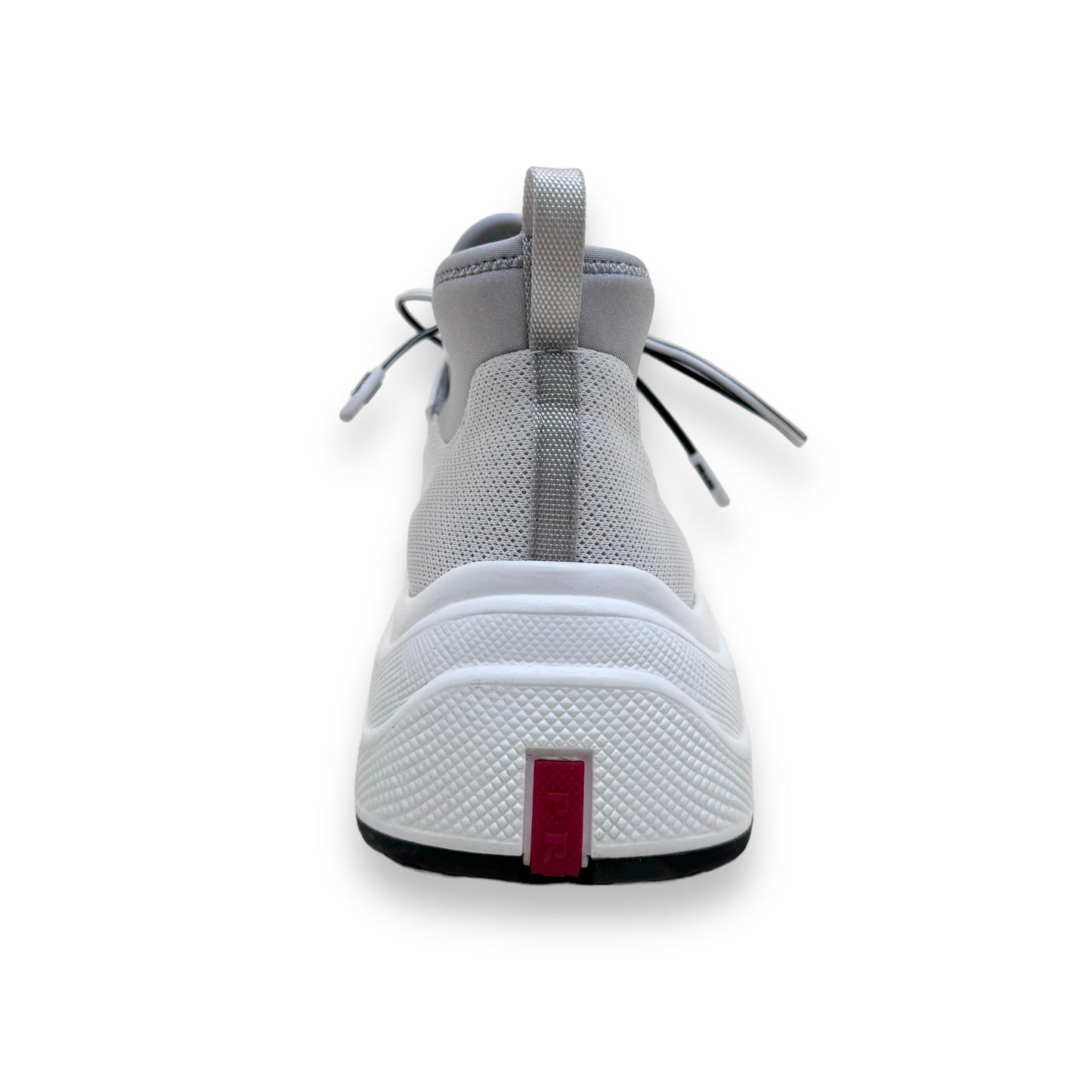 PRADA TECHNICAL FABRIC SNEAKERS WHITE UK8