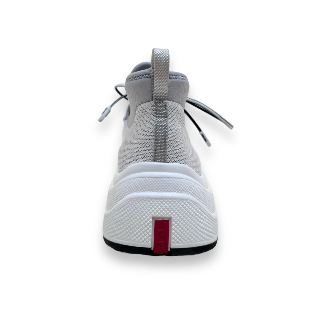 PRADA TECHNICAL FABRIC SNEAKERS WHITE UK8