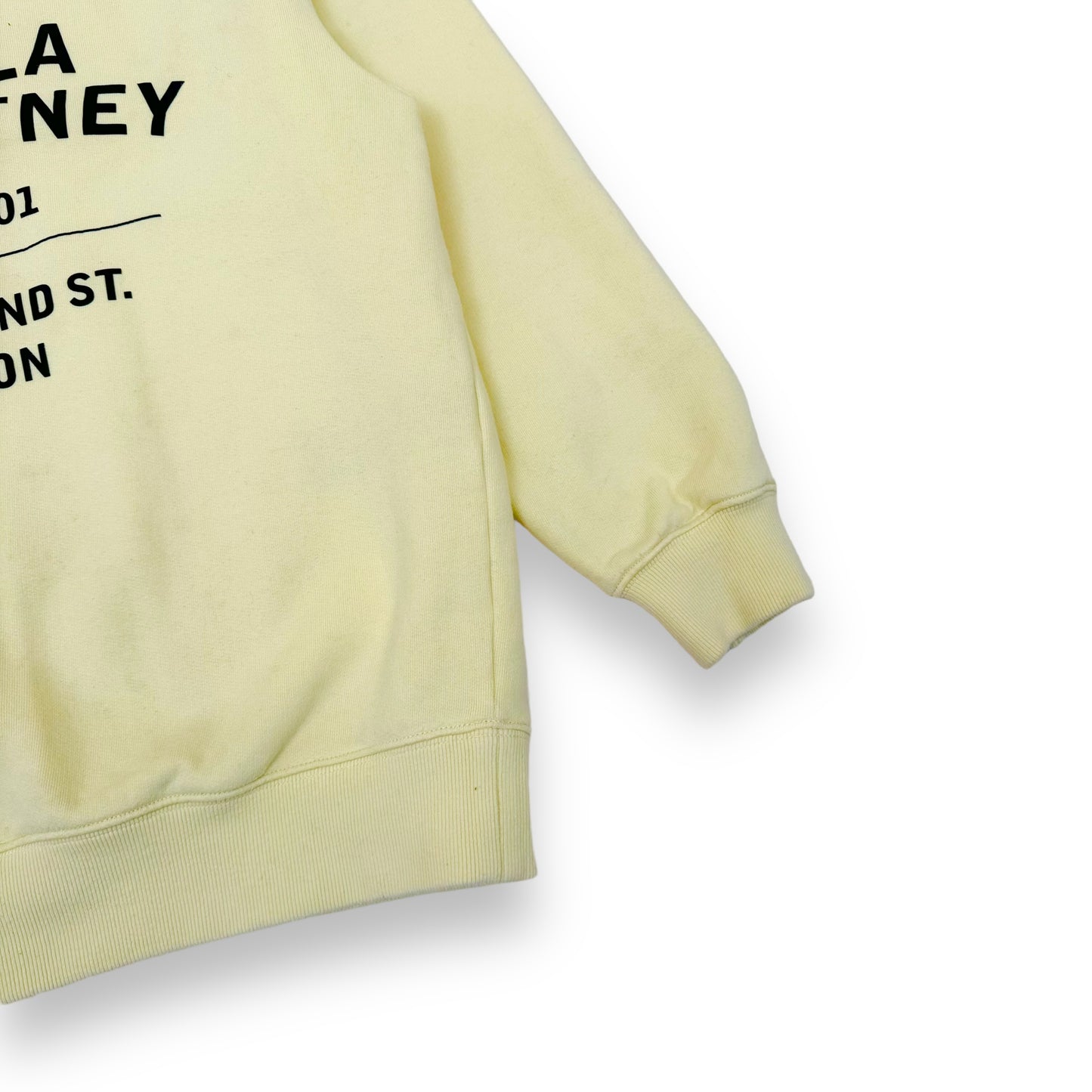 STELLA MCCARTNEY CREWNECK SWEATSHIRT YELLOW S