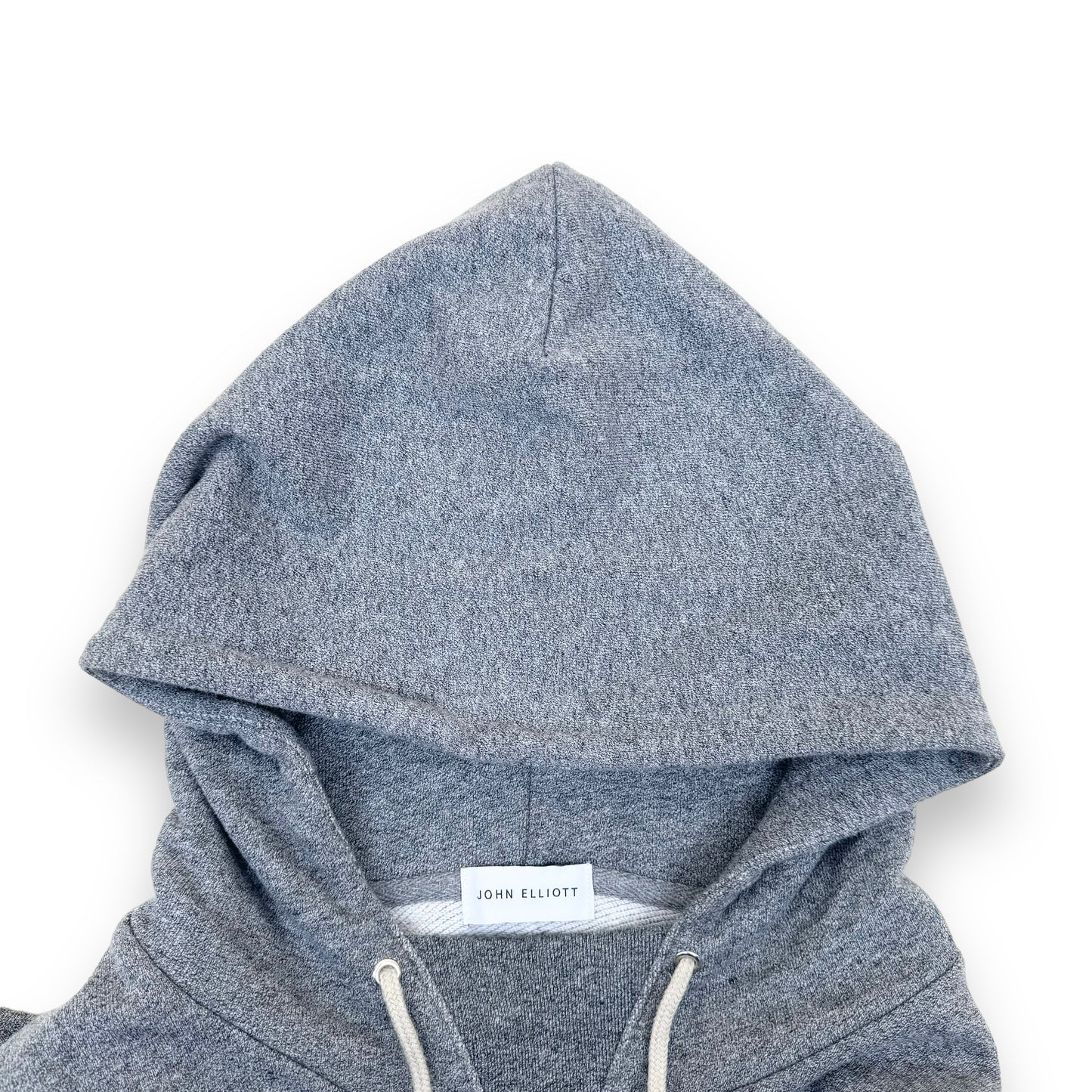 JOHN ELLIOT COTTON-BLEND HOODIE GREY L