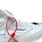 OFF-WHITE OFF-COURT LEATHER HIGH TOP SNEAKER WHITE UK9