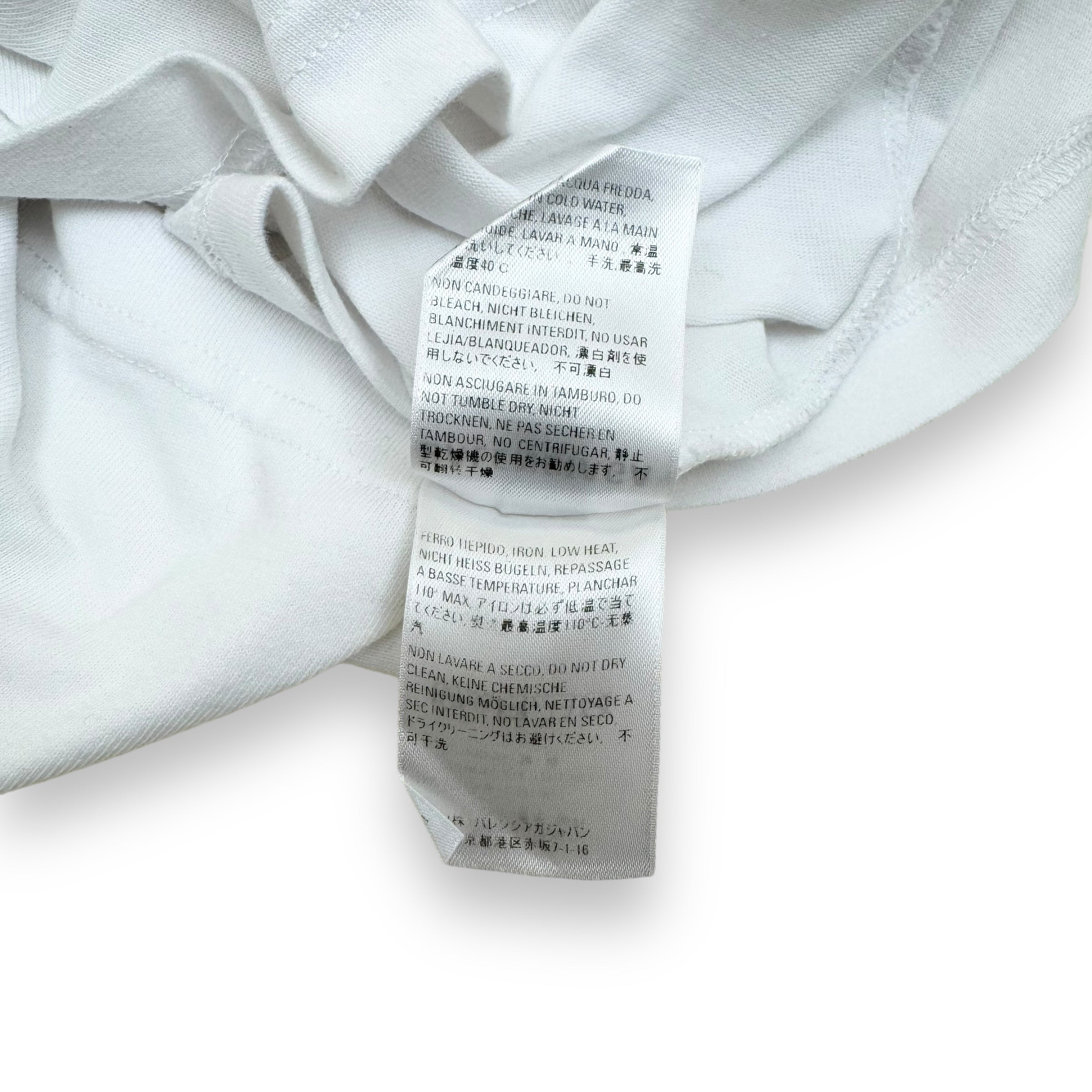 BALENCIAGA SYMBOLIC LOGO T-SHIRT WHITE M
