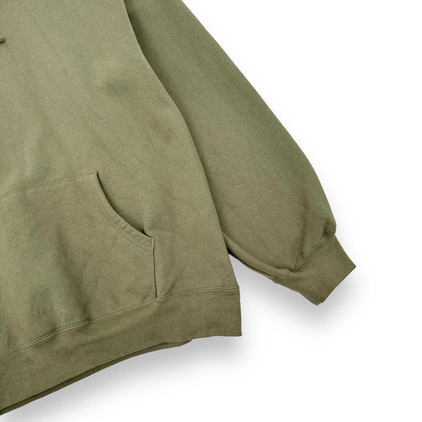 SUPREME SATIN APPLIQUÉ HOODIE OLIVE L