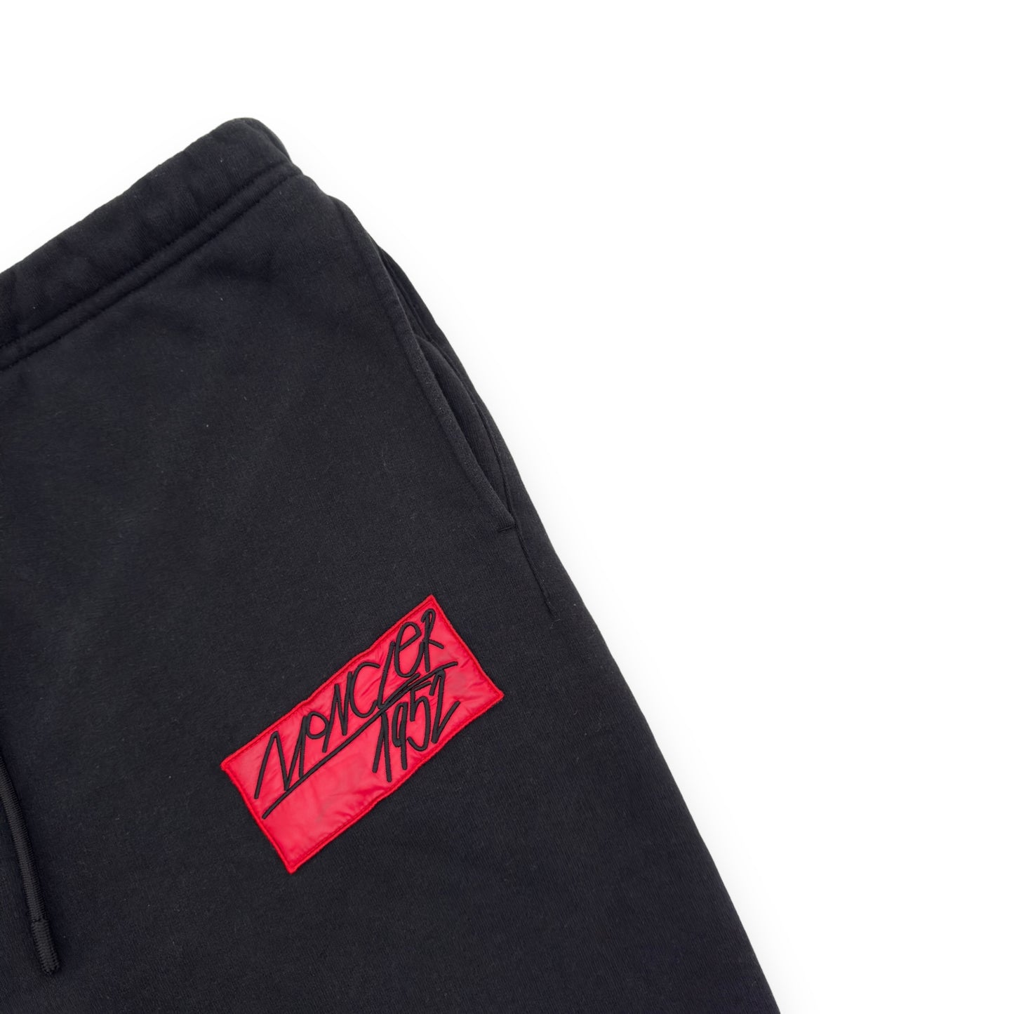 MONCLER GENIUS 1952 SWEATPANTS BLACK / RED L