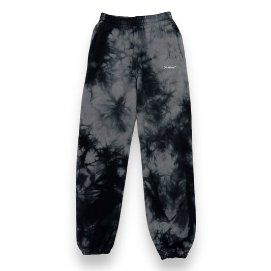 OFF-WHITE TIE-DYE SWEATPANTS GREY M