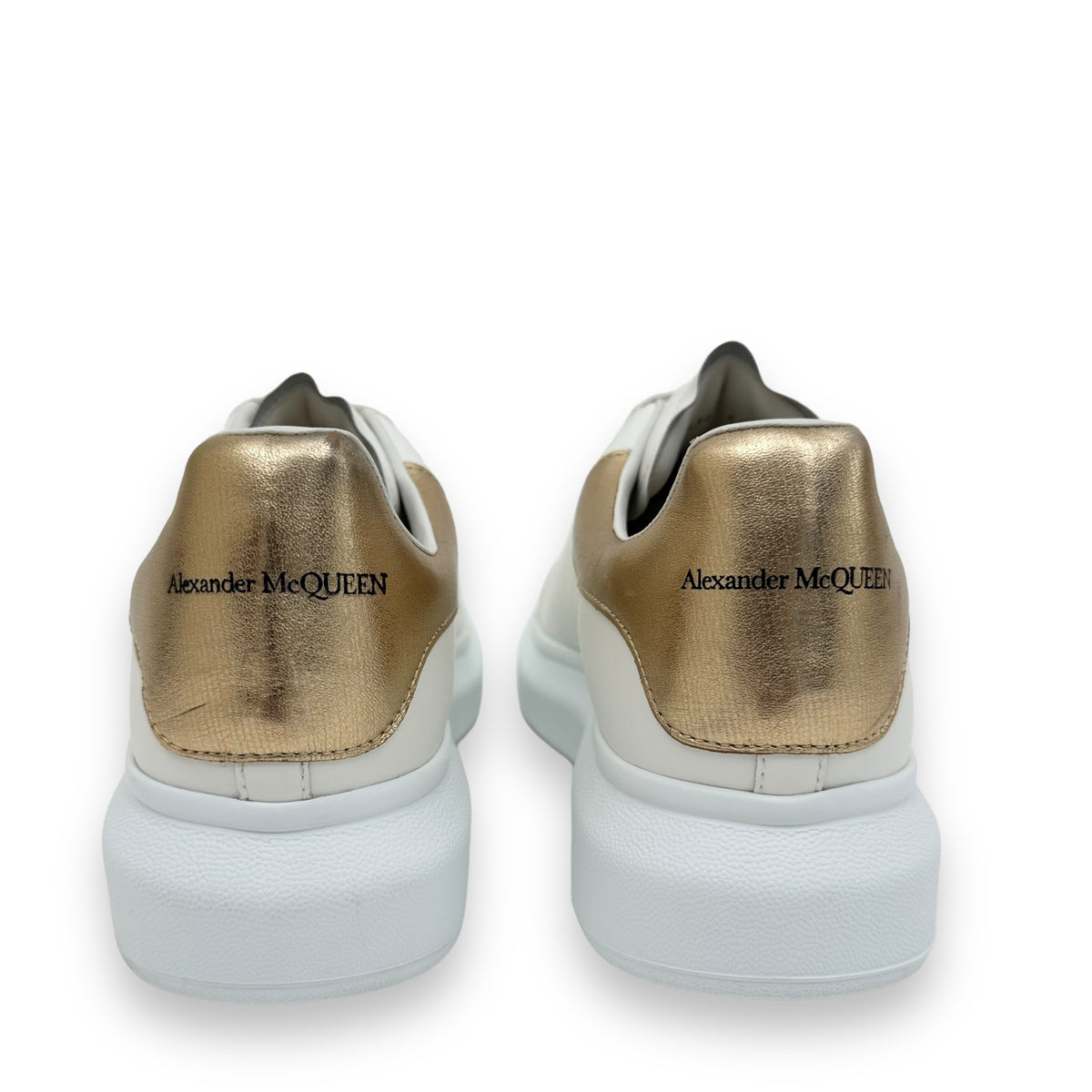 ALEXANDER MCQUEEN SNEAKER WHITE / GOLD UK11