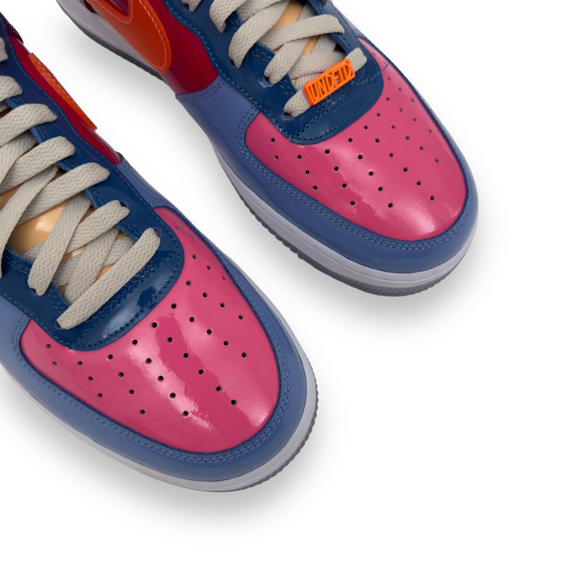 NIKE AIR FORCE 1 LOW X UNDEFEATED SNEAKER TOTAL ORANGE UK10.5