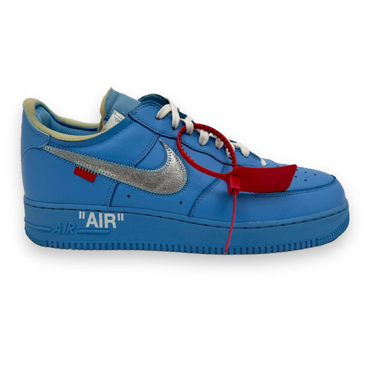 NIKE X OFF-WHITE AIR FORCE 1 MCA UNIVERSITY BLUE SNEAKER UK10.5