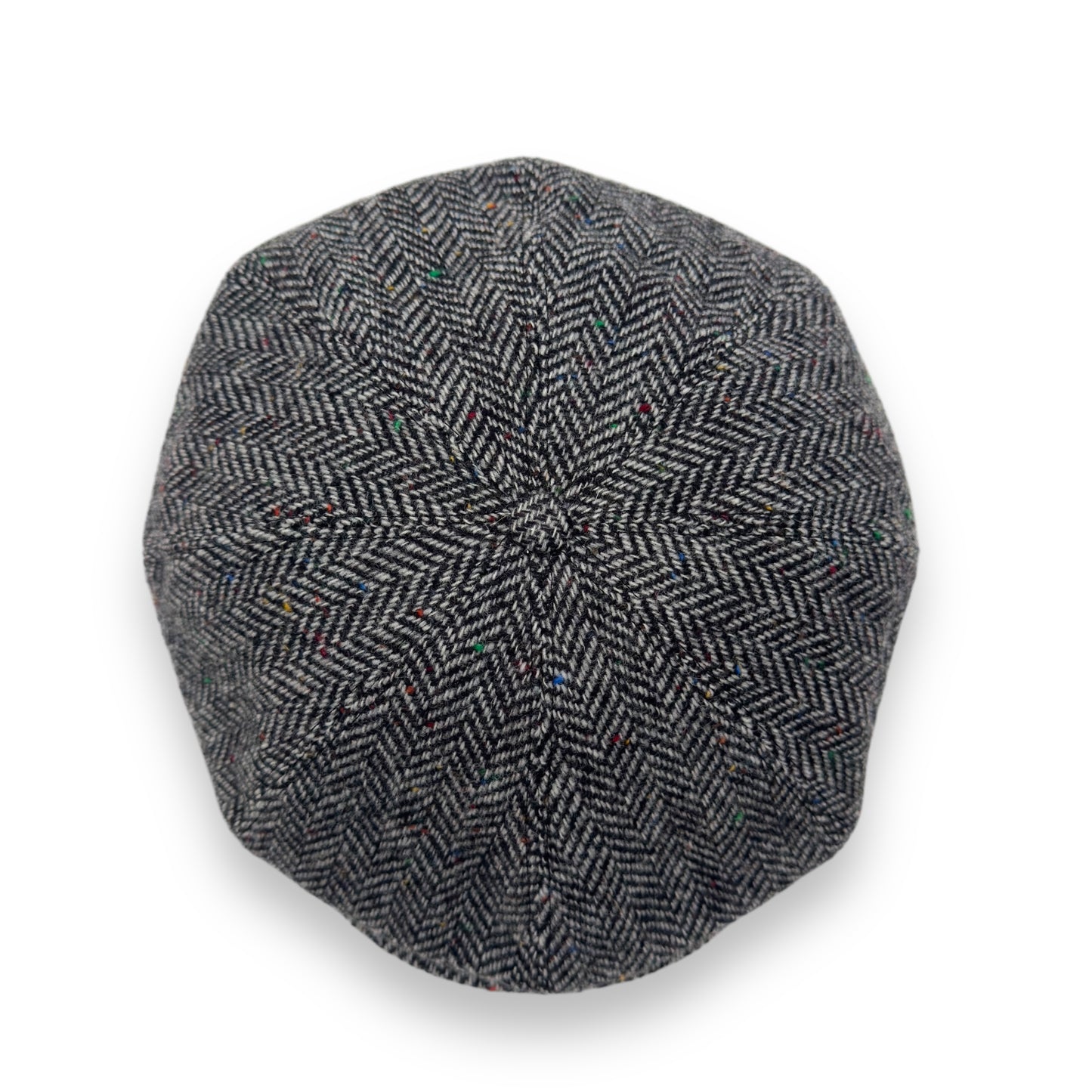 THOM SWEENEY BAKER BOY HAT GREY / MULTICOLOURED L