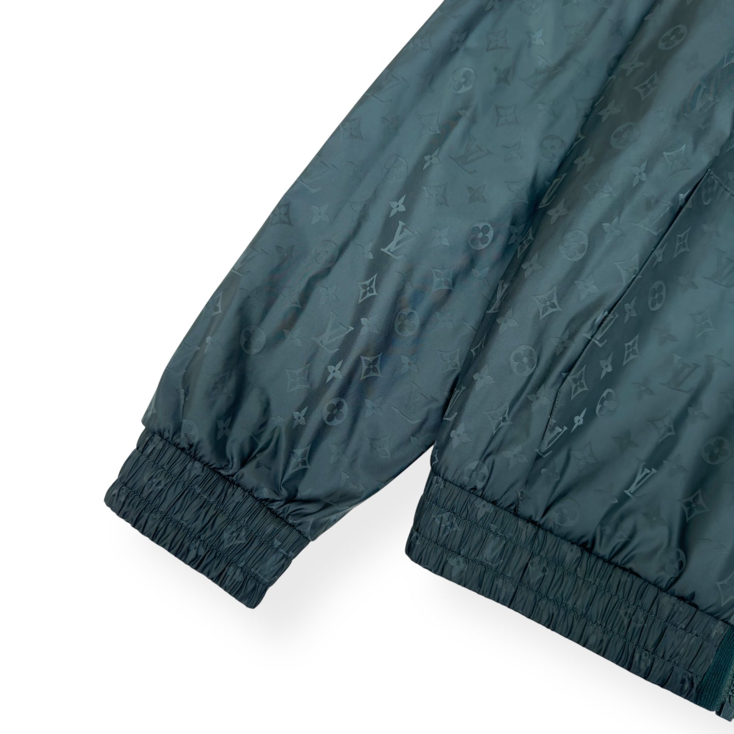 LOUIS VUITTON MONOGRAM REVERSIBLE COTTON BOMBER JACKET PINE GREEN XXL