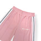 PALM ANGELS TRACK SHORTS PINK / WHITE L