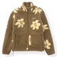 AXEL ARIGATO OVERSIZED BILLIE FLOWER FLEECE JACKET CAMEL XS