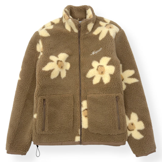 AXEL ARIGATO OVERSIZED BILLIE FLOWER FLEECE JACKET CAMEL XS