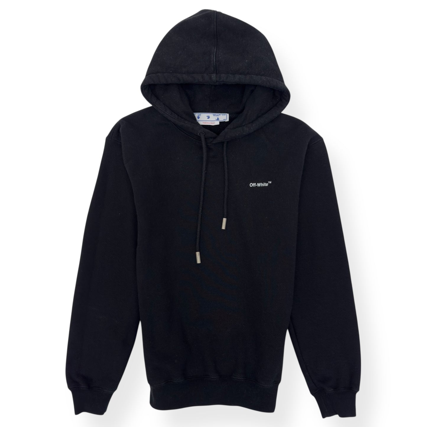 OFF-WHITE DIAG REGULAR HOODIE BLACK / WHITE S