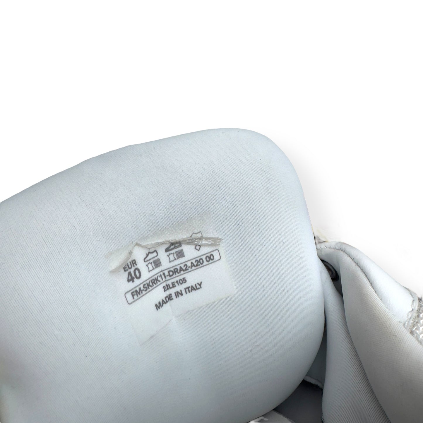 LANVIN CURB SNEAKER WHITE / MULTICOLOURED 40 / UK6