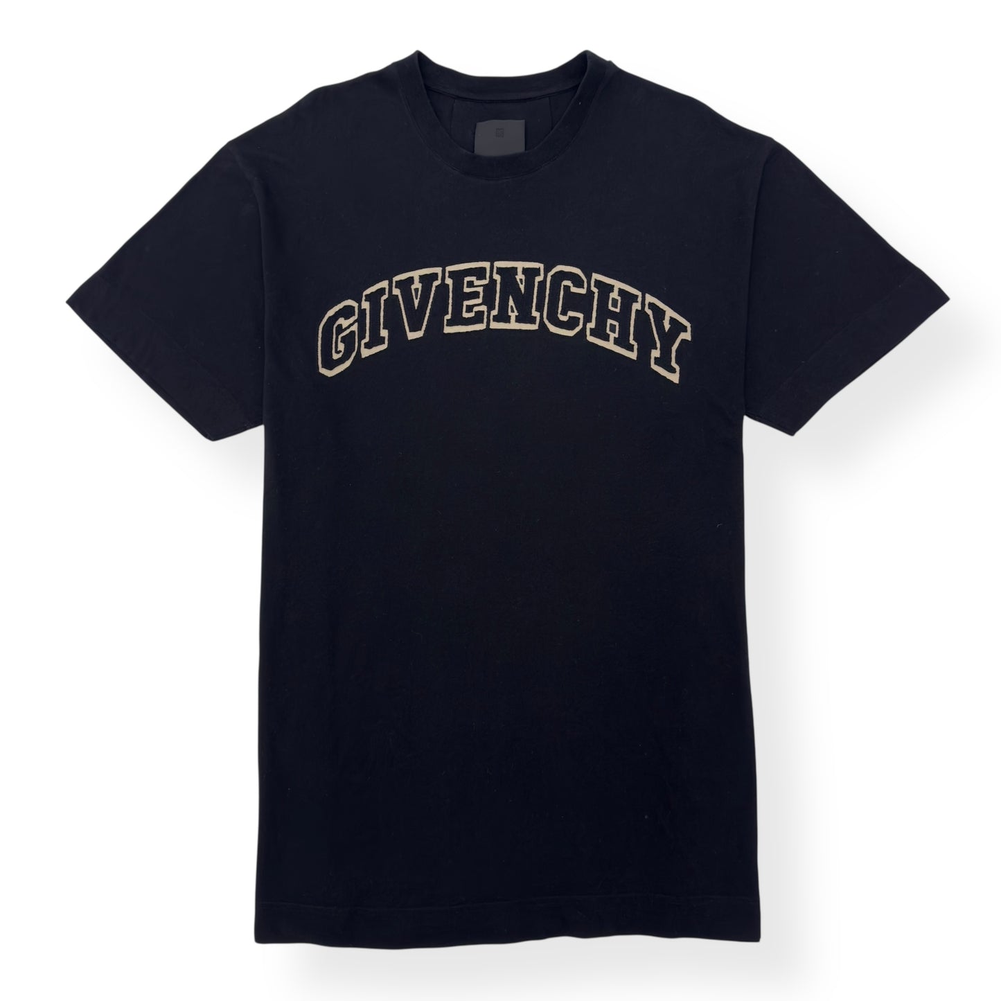 GIVENCHY LOGO EMBROIDERED T-SHIRT BLACK XL