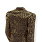 CEFINN JACQUETTA SEQUIN V NECK MAXI DRESS GOLD UK14