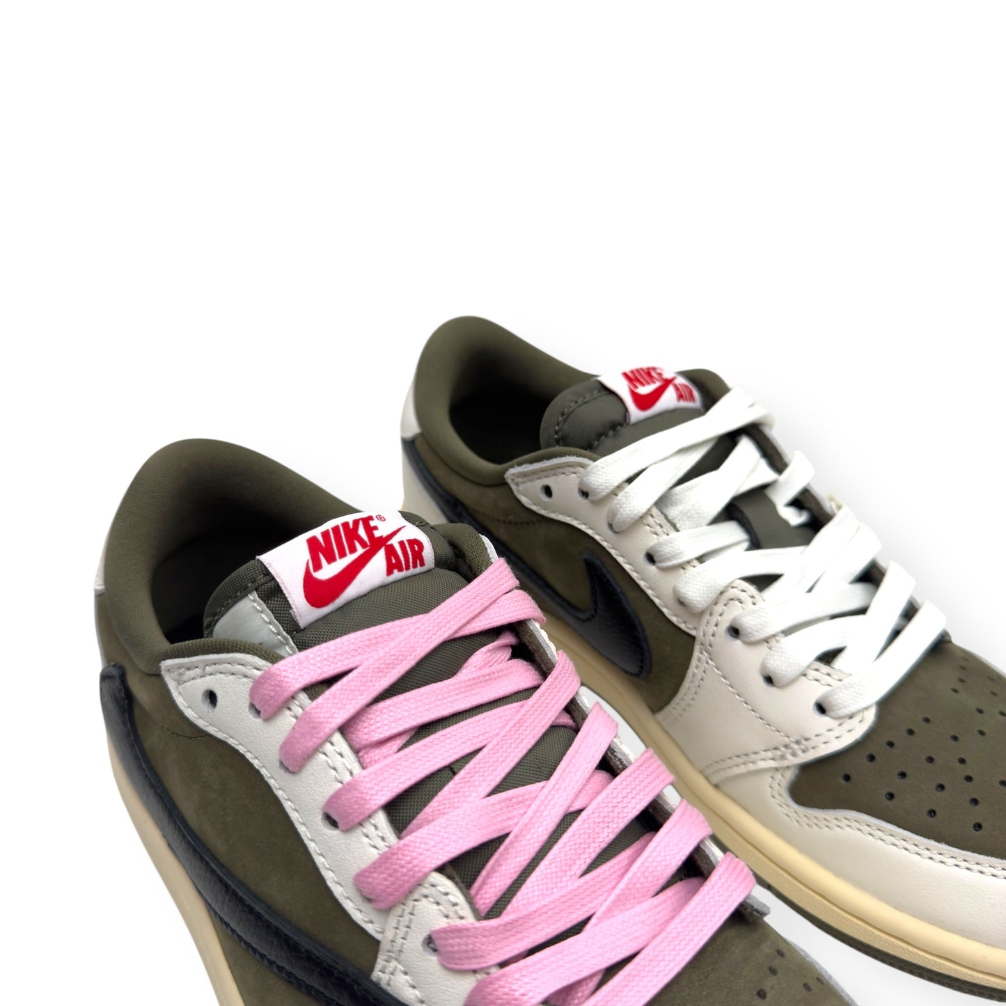 NIKE X TRAVIS SCOTT AIR JORDAN 1 LOW OG SNEAKER MEDIUM OLIVE UK5