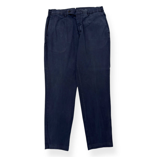 THOM SWEENEY COTTON TROUSERS BLUE 52 / L