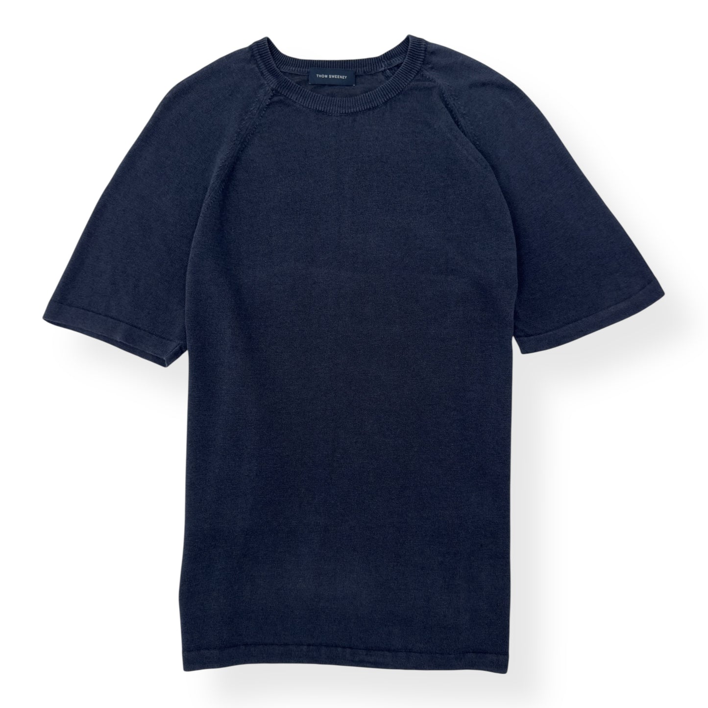 THOM SWEENEY LINEN T-SHIRT NAVY L