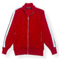 PALM ANGELS TERRY TRACK JACKET RED / WHITE L