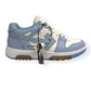 OFF-WHITE OUT OF OFFICE LOW TOP SNEAKER LIGHT BLUE UK8