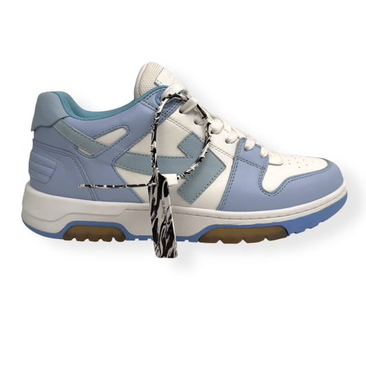 OFF-WHITE OUT OF OFFICE LOW TOP SNEAKER LIGHT BLUE UK8