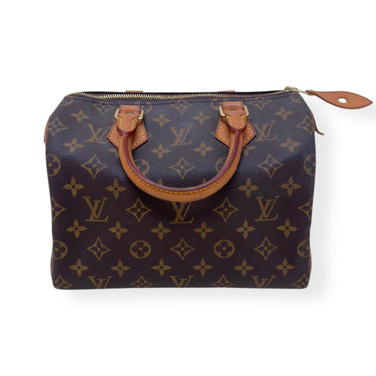 LOUIS VUITTON MONOGRAM SPEEDY 25 BAG BROWN