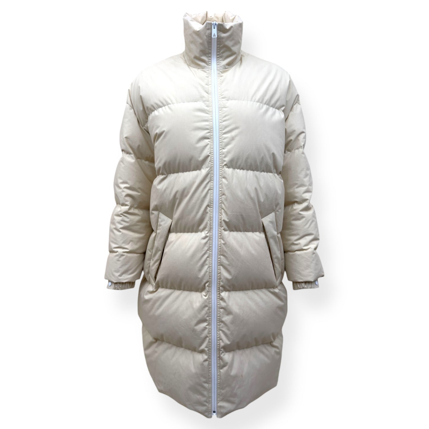 BOTTEGA VENETA COTTON PUFFER JACKET ECRU XS