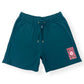 CASABLANCA GOTHIC-STACKED LOGO SWEATSHORTS GREEN XL