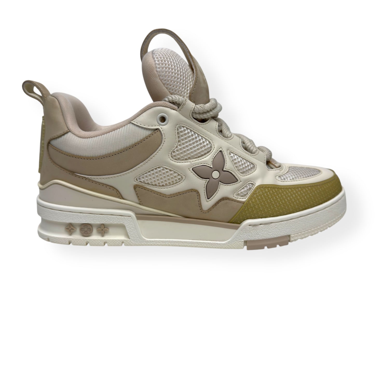LOUIS VUITTON LV SKATE SNEAKER LUXURY BEIGE UK8.5