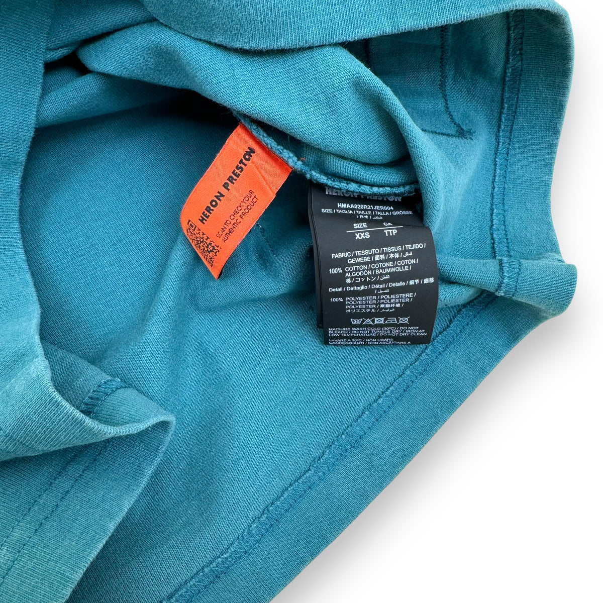 HERON PRESTON T-SHIRT GREEN XXS