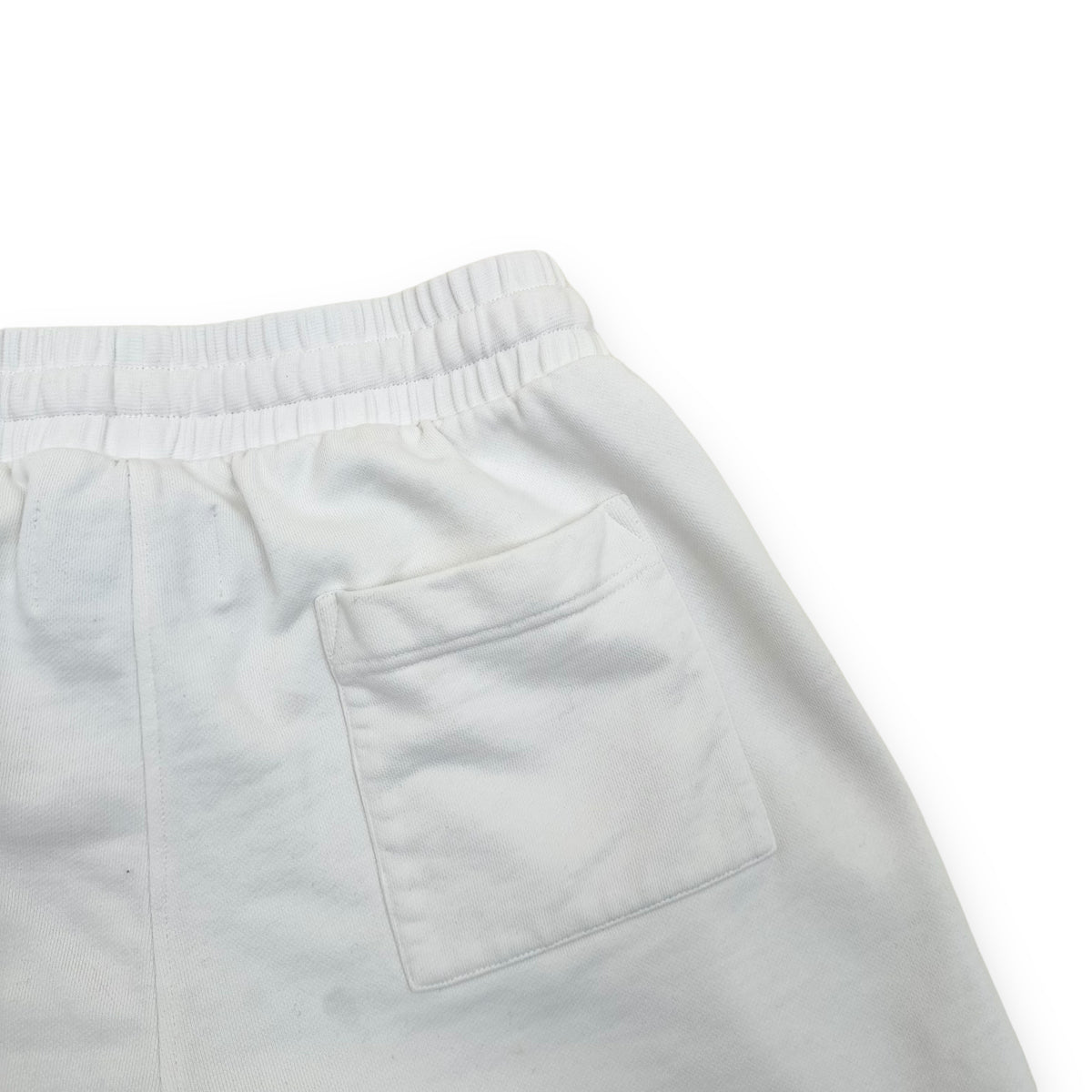 CASABLANCA TENNIS CLUB ICON SWEAT SHORTS WHITE M