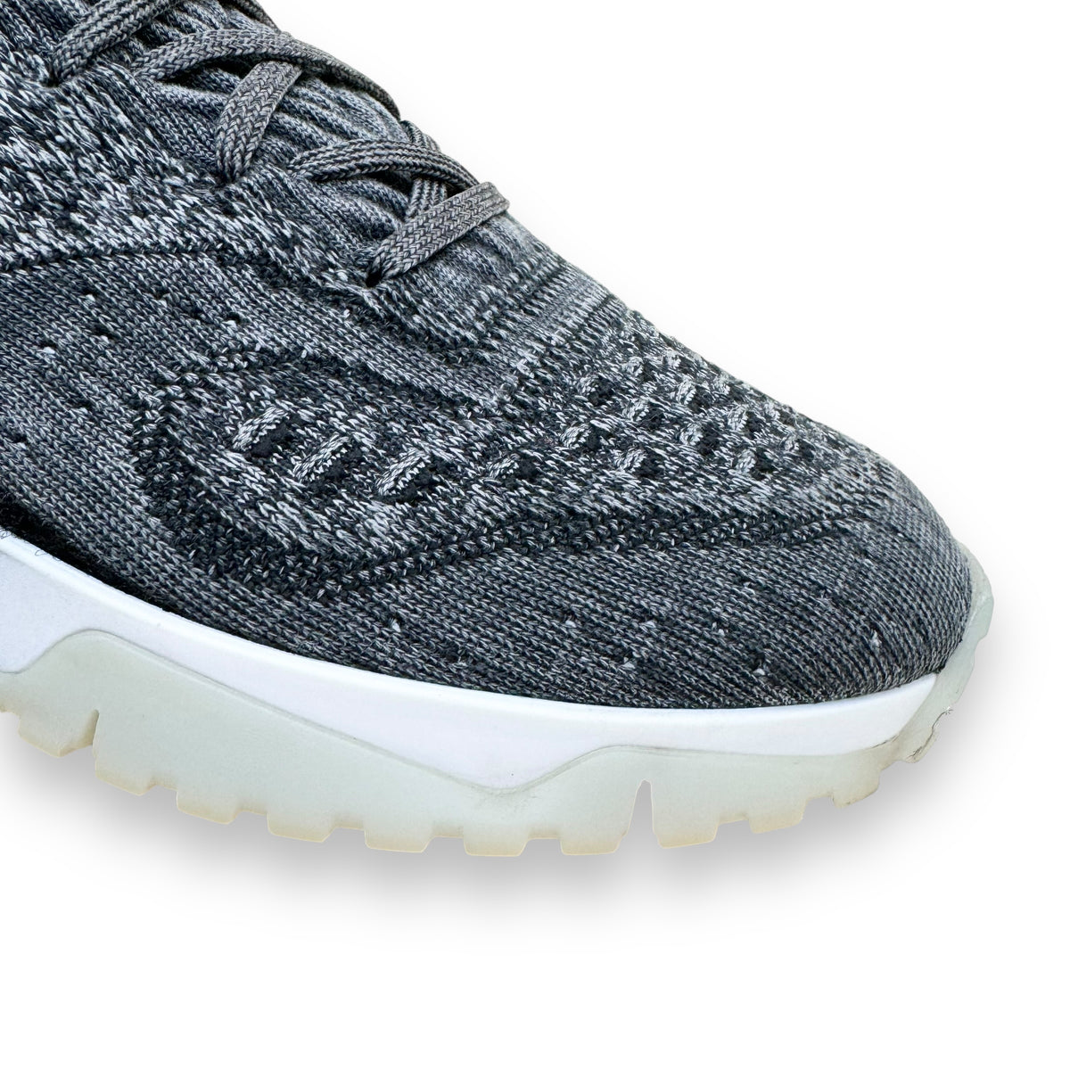 LOUIS VUITTON V.N.R TECHNICAL KNIT SNEAKER BLACK UK8.5