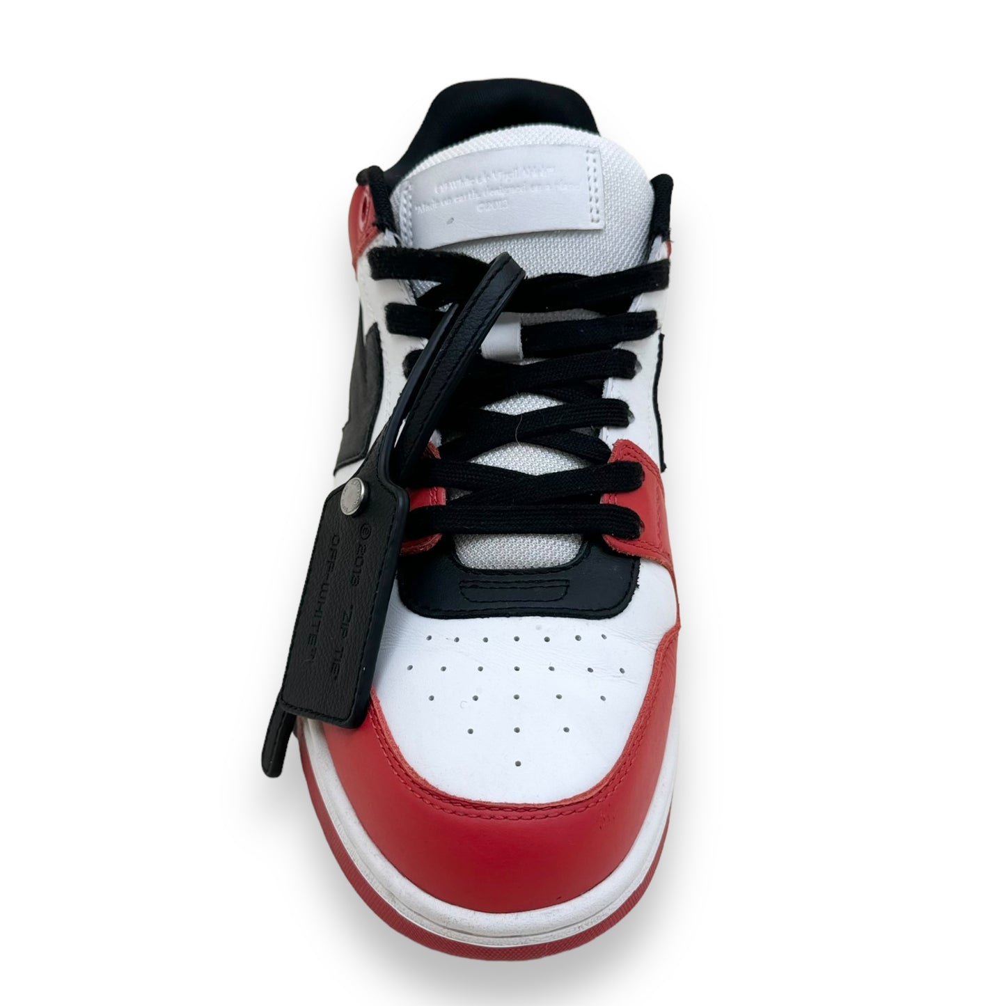 OFF-WHITE OUT OF OFFICE SNEAKER RED / BLACK UK9