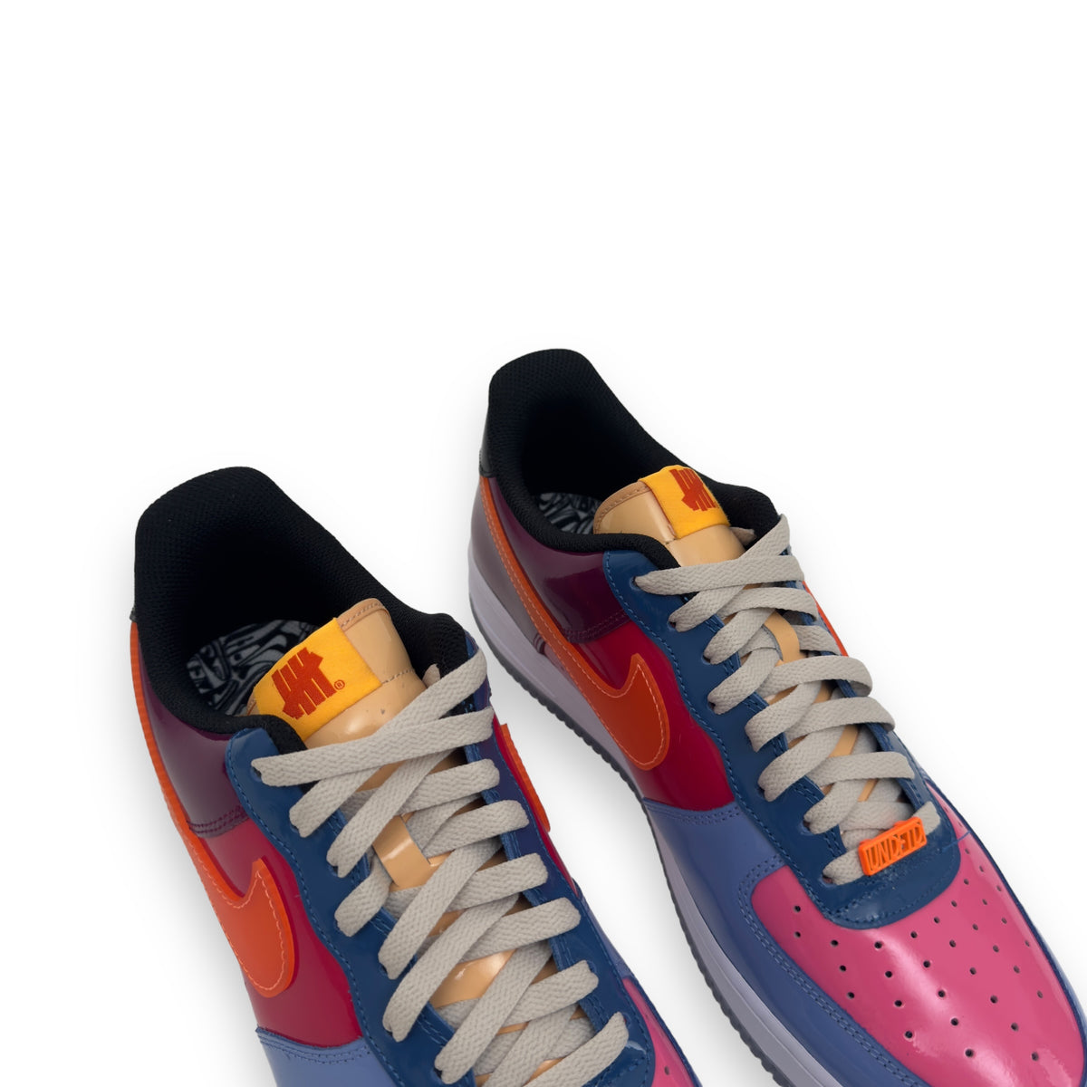 NIKE AIR FORCE 1 LOW X UNDEFEATED SNEAKER TOTAL ORANGE UK10.5