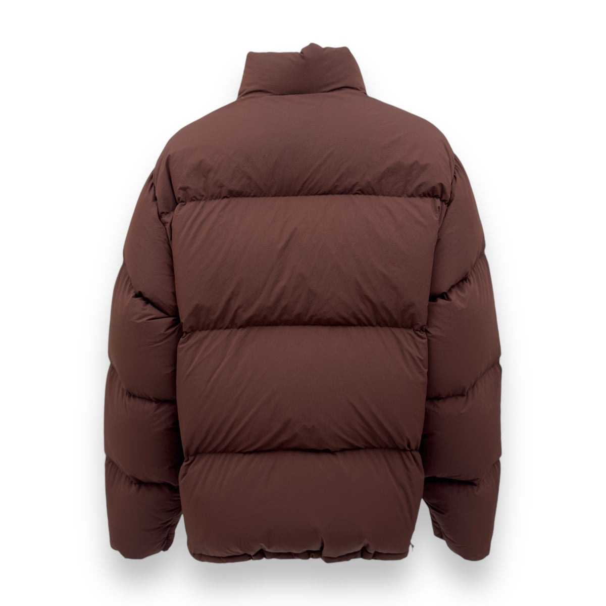 STÜSSY NYLON DOWN PUFFER JACKET BROWN M
