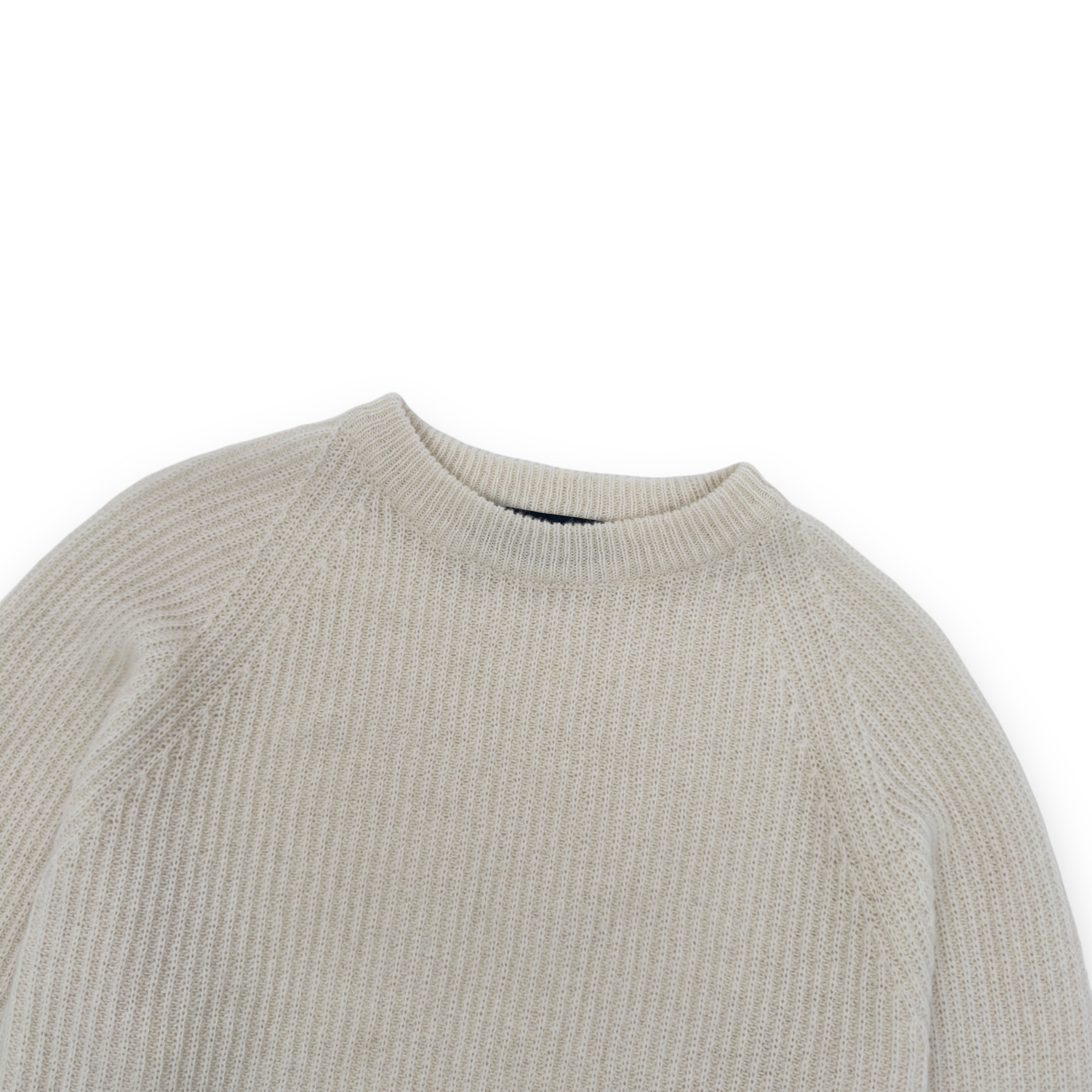 THOM SWEENEY CASHMERE KNITTED SWEATER CREAM L