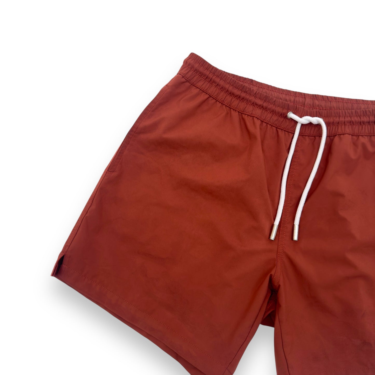 THOM SWEENEY SWIM SHORTS BURNT ORANGE 32”