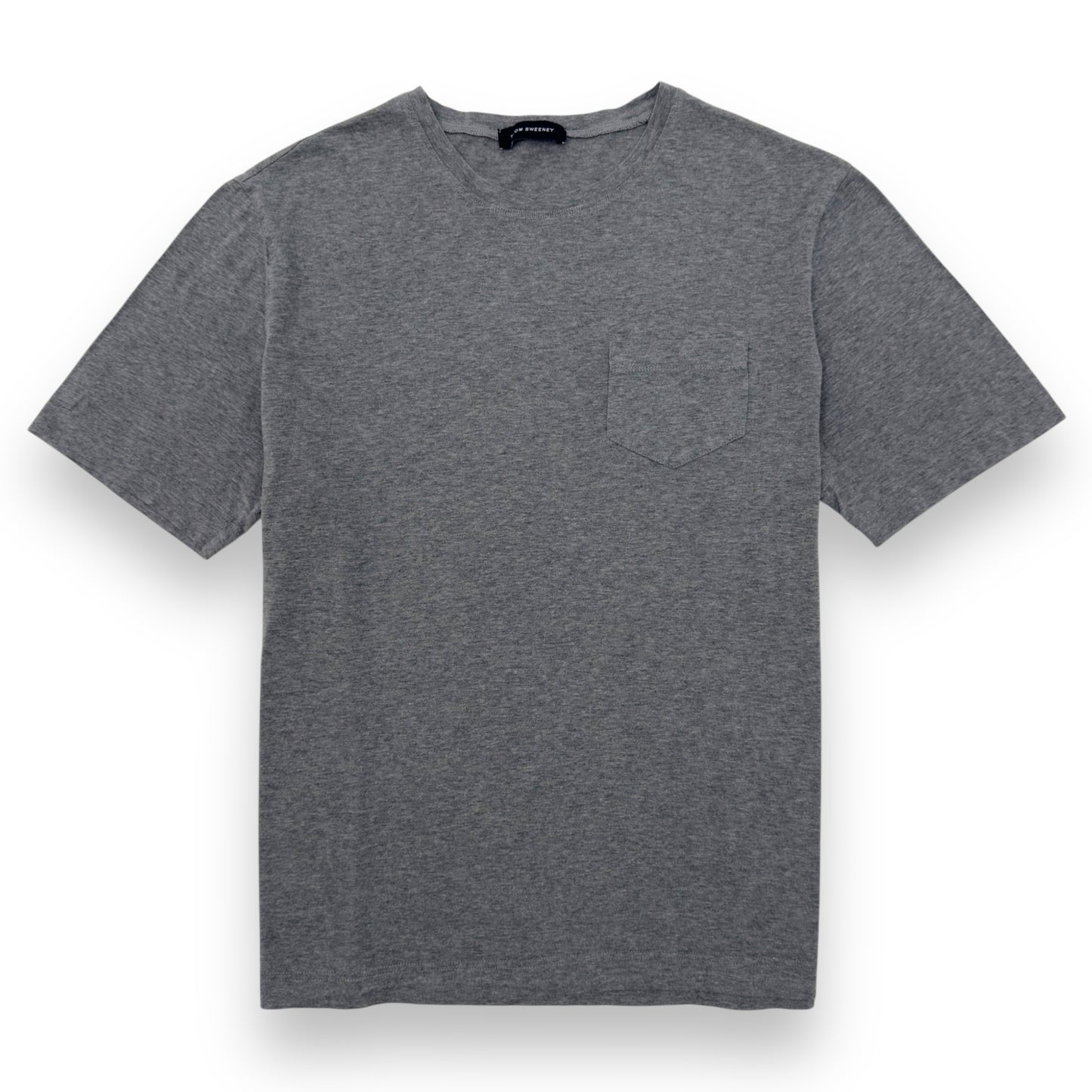 THOM SWEENEY COTTON POCKET T-SHIRT GREY M