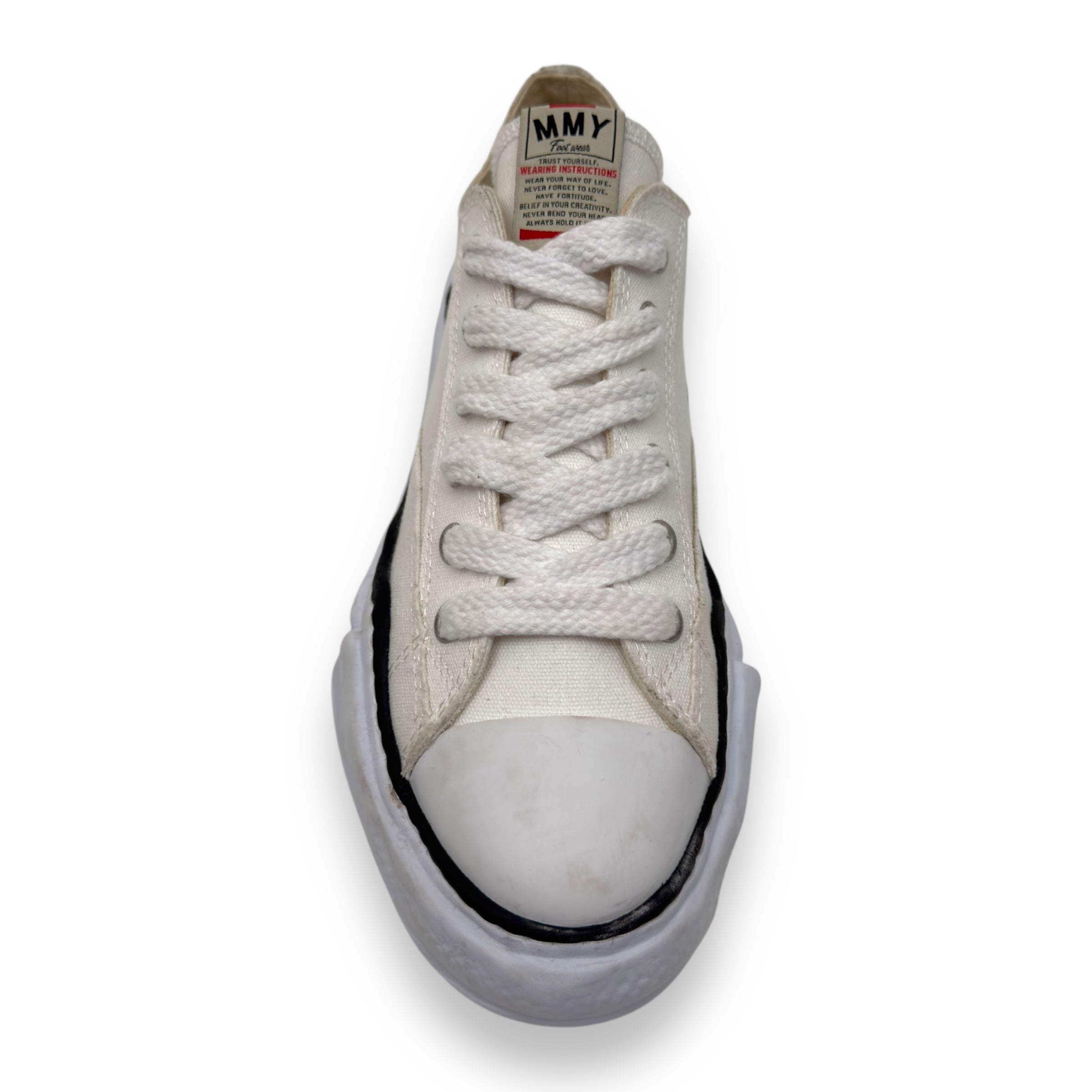 MAISON MIHARA YASUHIRO LOW TOP SNEAKER WHITE UK11