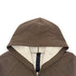 CHROME HEARTS VERTICAL LOGO HOODIE OLIVE L