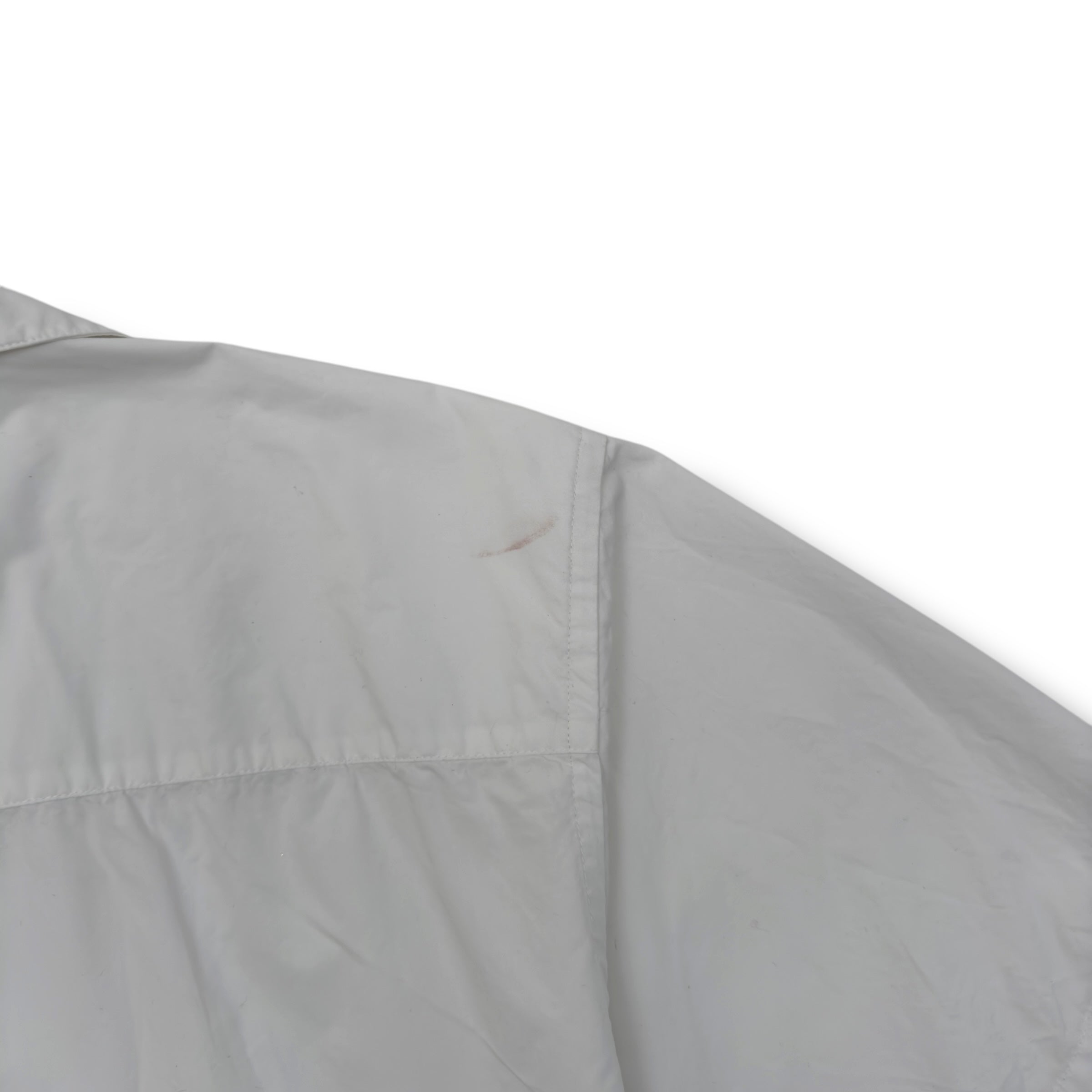 MARNI LOGO-PRINT COTTON SHIRT LILY WHITE 50 / L