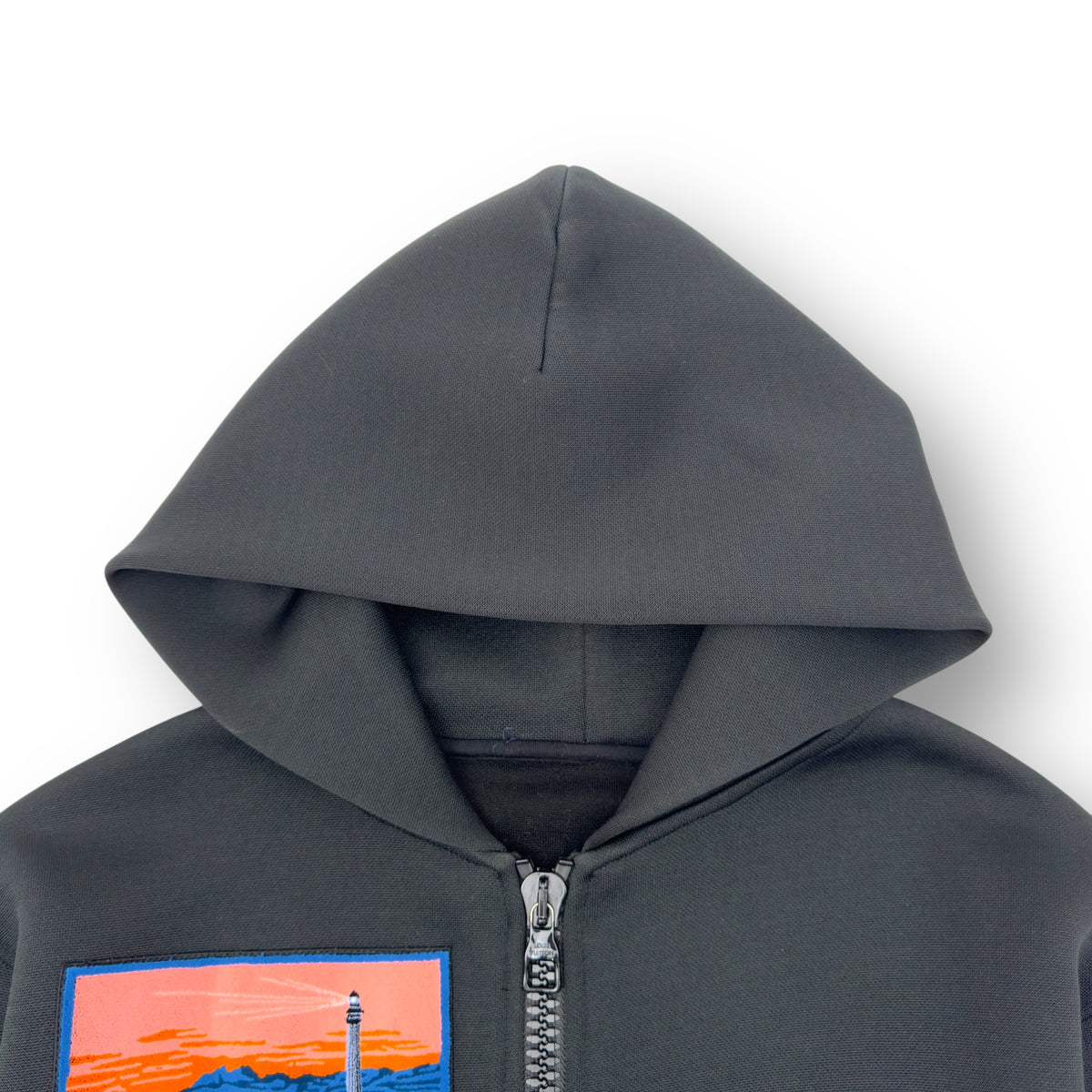 LOUIS VUITTON SS19 OZ PATCH ZIP UP HOODIE BLACK / MULTICOLOURED M