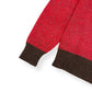 ARIES BRUSHED MOHAIR CREW NECK KNITTED SWEATER PINK / BROWN M