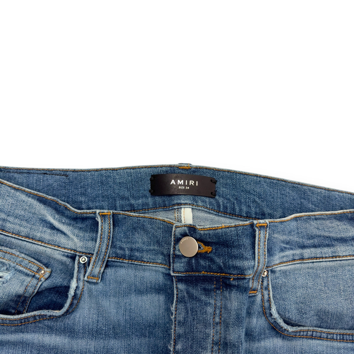 AMIRI SKINNY DENIM JEANS BLUE W34”